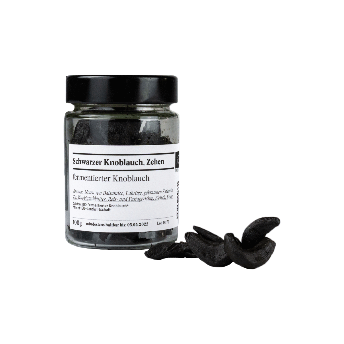 Gewürzmühle Rosenheim Schwarzer Knoblauch Bio 100g