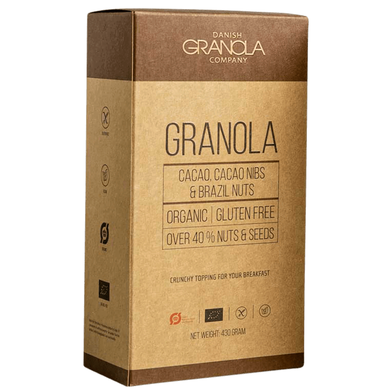 Danish Granola mit Kakao und Paranuss Bio 430g