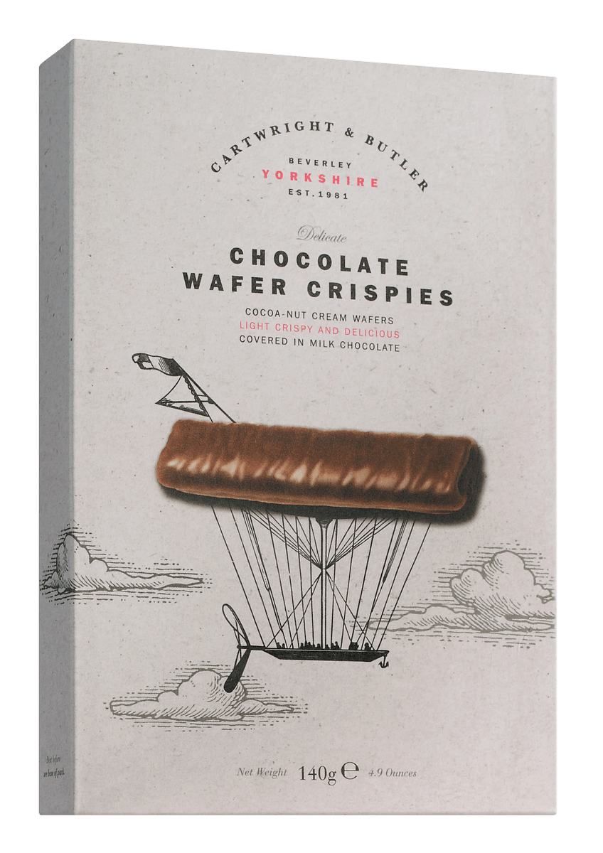Cartwright & Butler Schokoladenwaffeln Crispies 140g