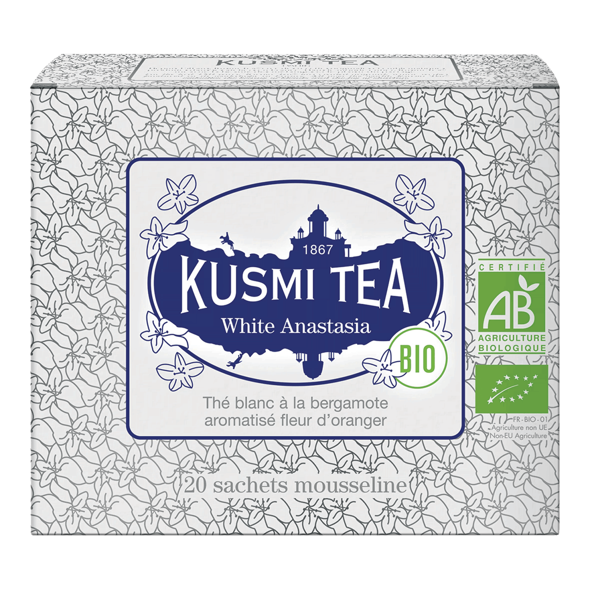KUSMI Tea White Anastasia Bio Tee Beutel 20 Stück