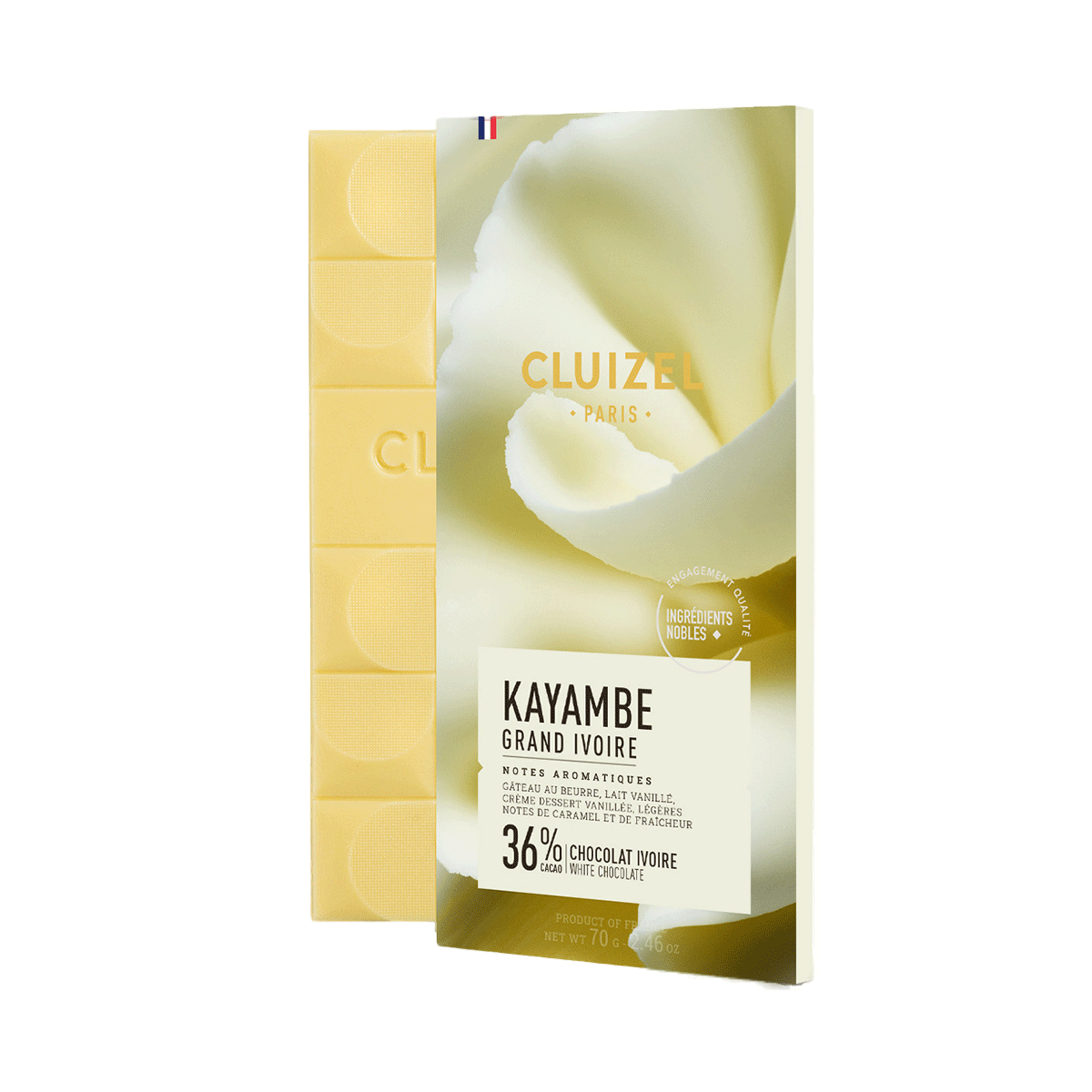 Michel Cluizel Weisse Schokolade Kayambe Ivoire 36% 70g Michel Cluizel Weisse Schokolade Kayambe Ivoire 36% 70g
