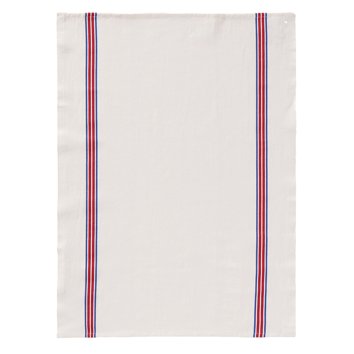 Charvet Geschirrtuch Piano Blau Weiss Rot  59% Baumwolle 41% Leinen 