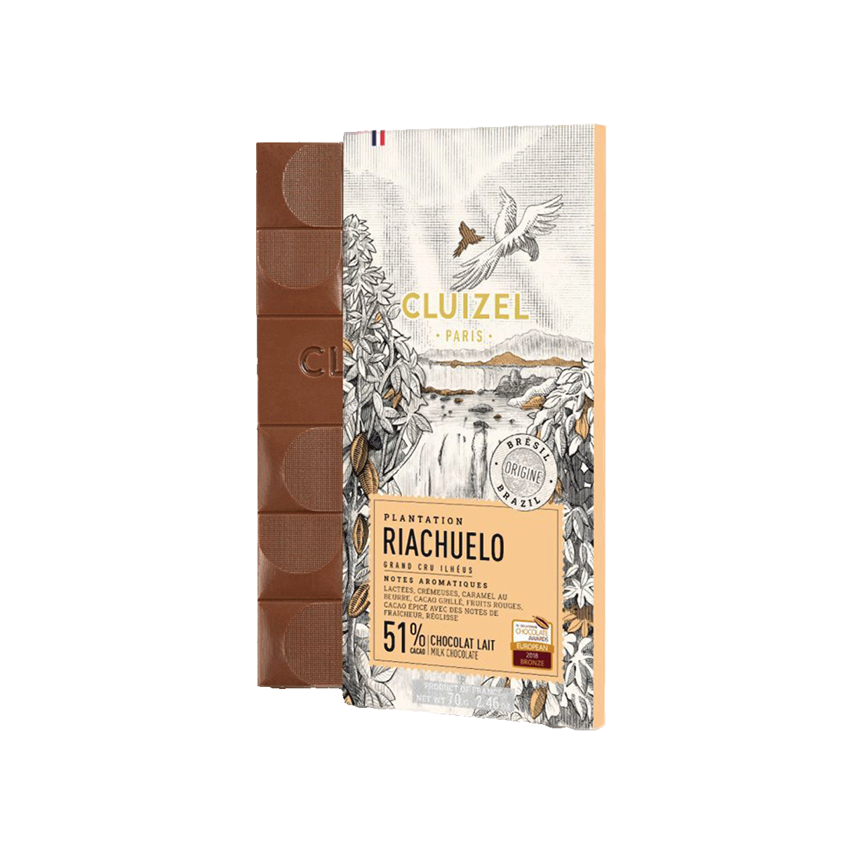 Michel Cluizel Riachuelo Lait 51% 70g 