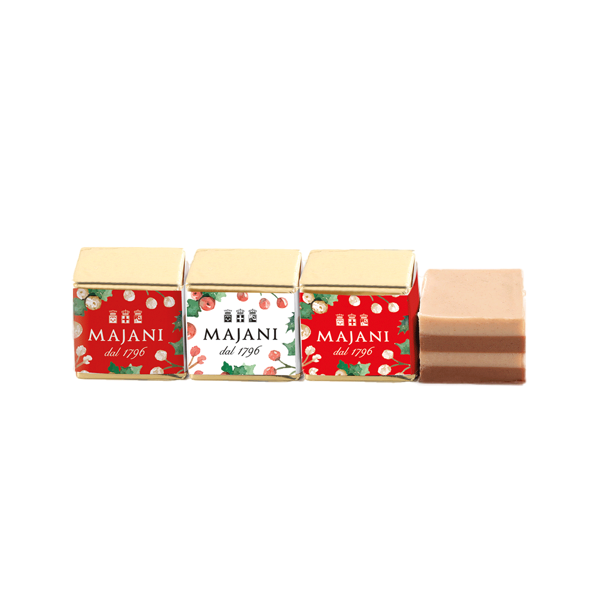 Majani Cremino Christmas Nougatschichtpraline 1 Stück