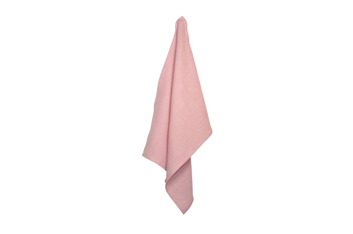 Solwang Geschirrtuch Leinen Rosa 50x70cm