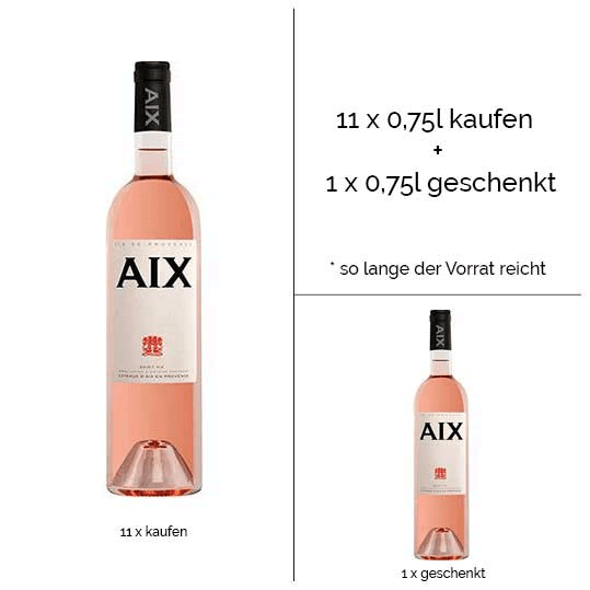 Maison Saint AIX Rosè 0,75l Aktion 11+1