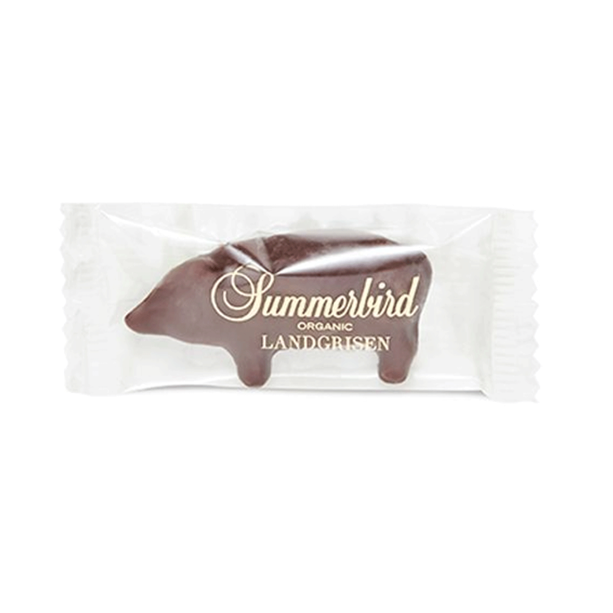 Summerbird Schweinchen Zartbitterschokolade mit Marzipan Bio 12g