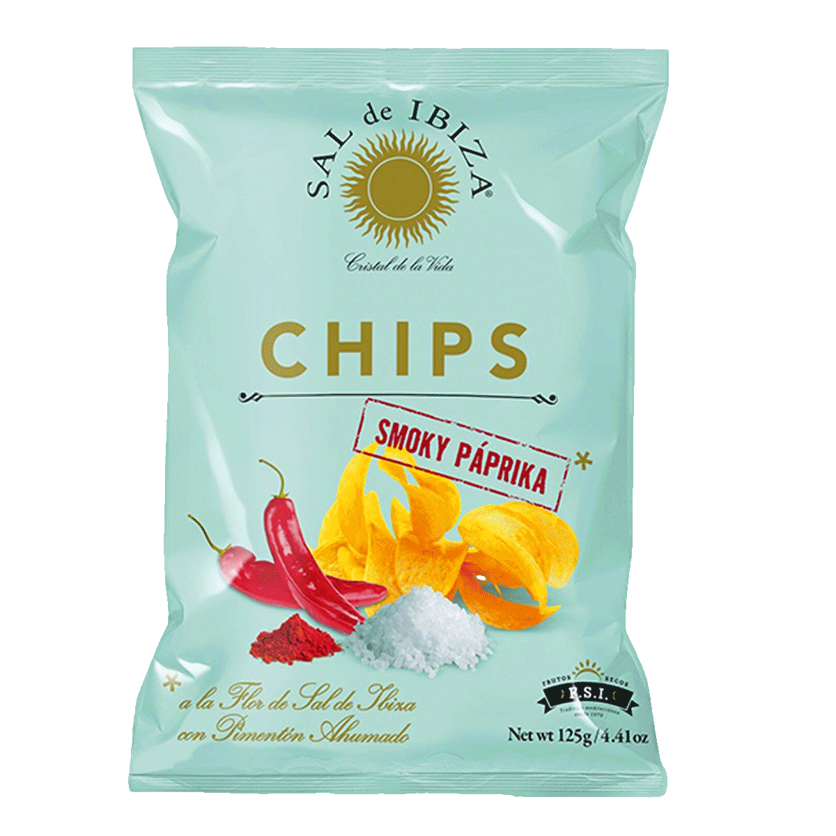 Sal de Ibiza Chips mit geräucherter Paprika 125g
