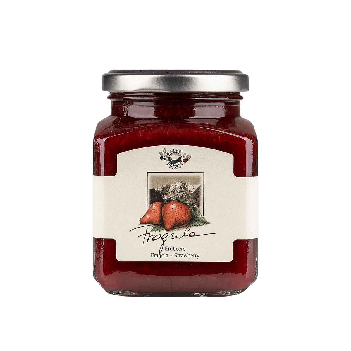 Alpe Pragas Fruchtaufstrich Erdbeer 335g