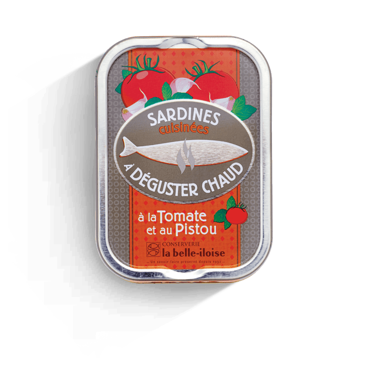 La Belle-Iloise Sardinen mit Tomaten & Pistou 115g
