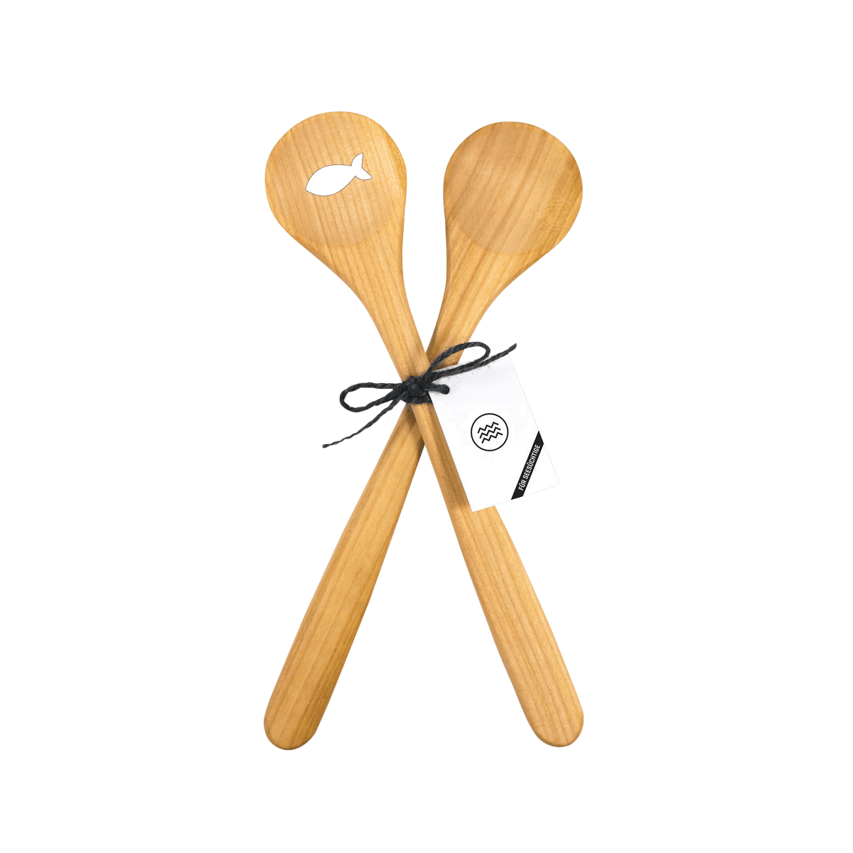 Seesucht Manufaktur Salatbesteck Kirschholz Fisch 2-tlg. 30cm Seesucht Manufaktur Salatbesteck Kirschholz Fisch 2-tlg. 30cm