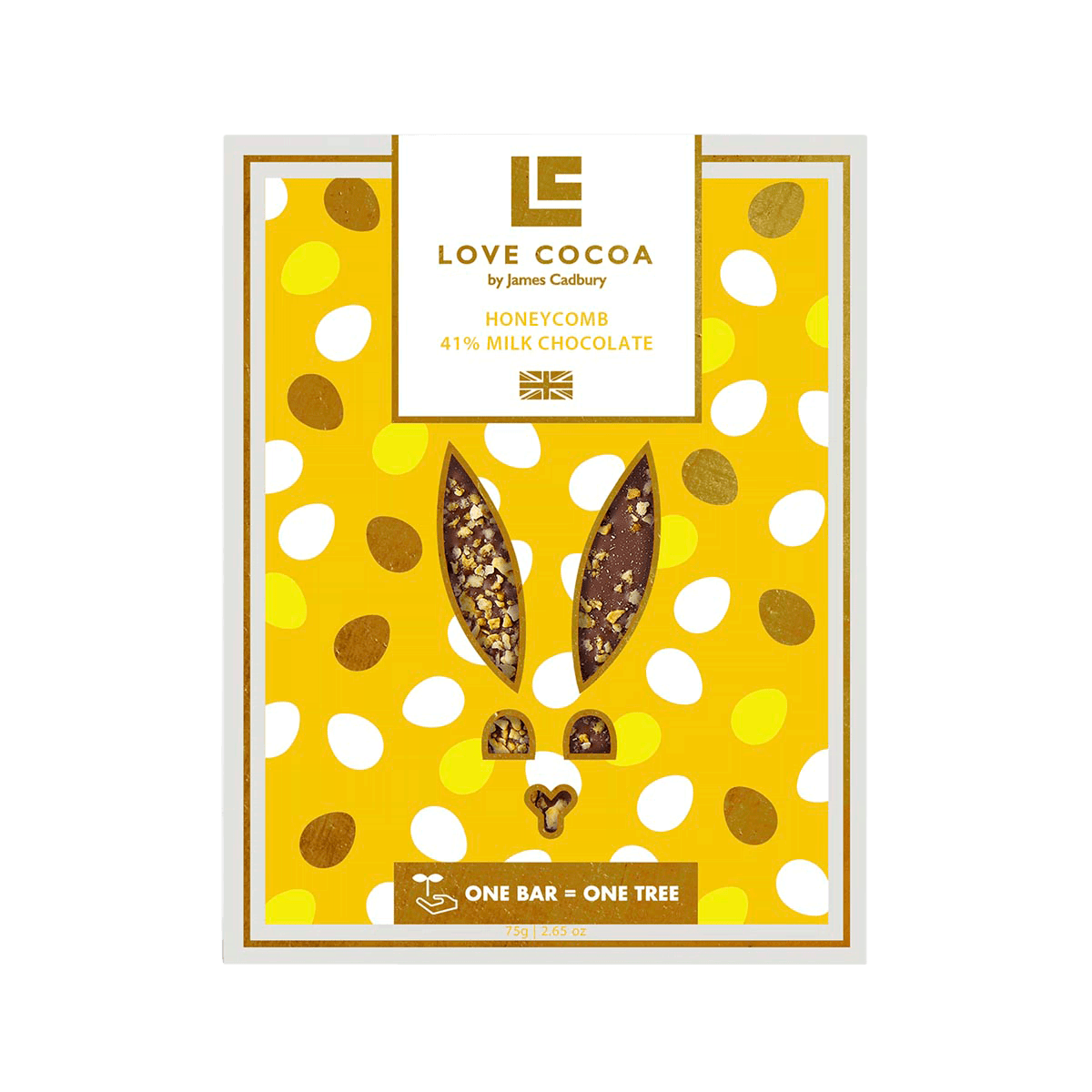 Love Cocoa Vollmilchschokolade mit Honig 75g