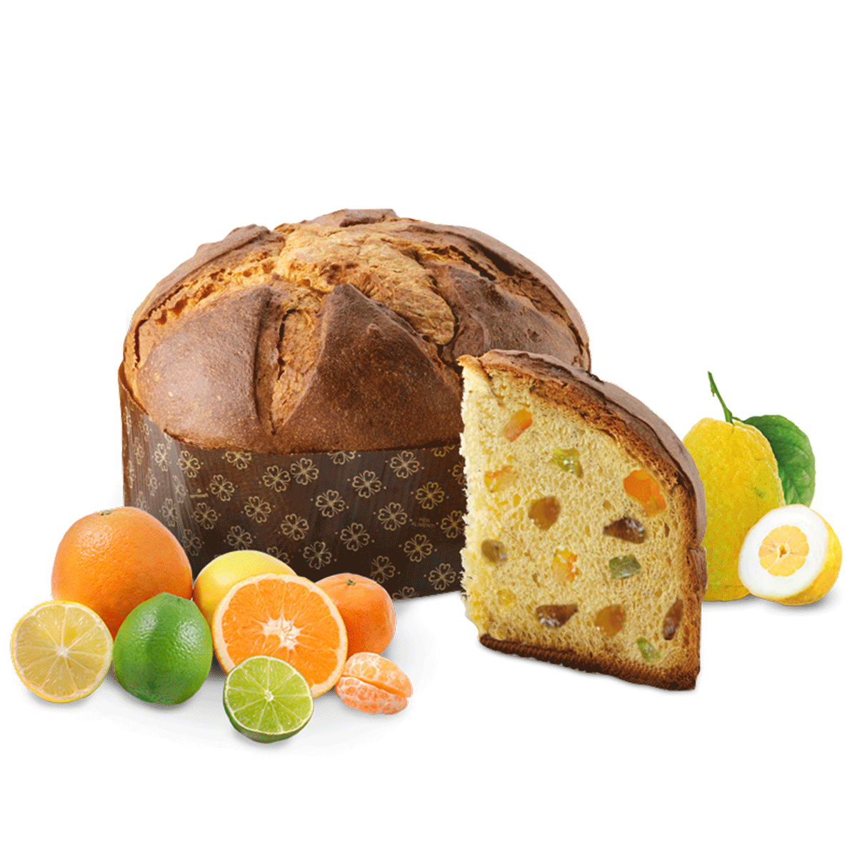 Loison Panettone Frutta e Fiori Limoni mit Zitronencreme 600g