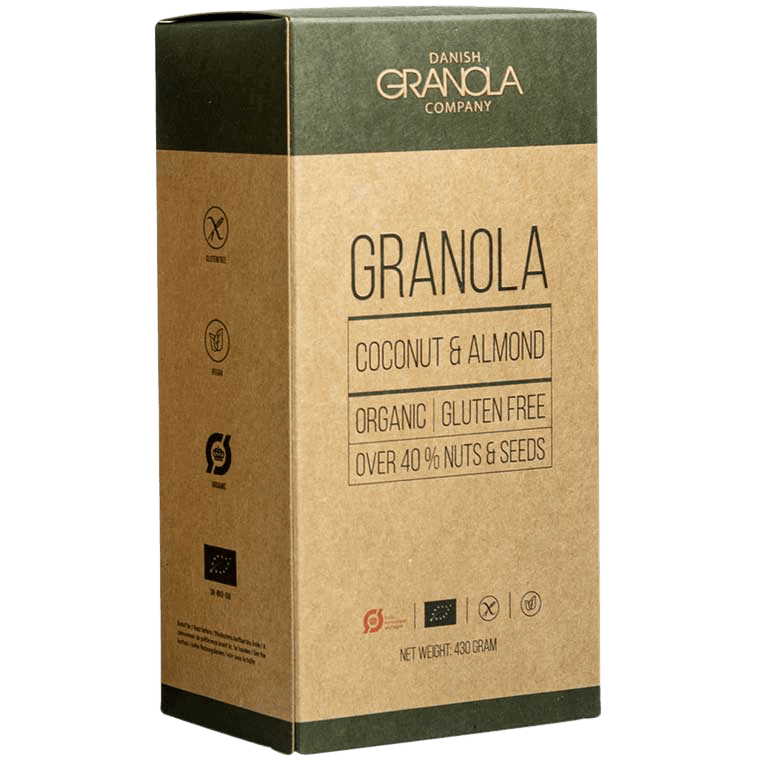 Danish Granola mit Kokos und Mandeln Bio 430g