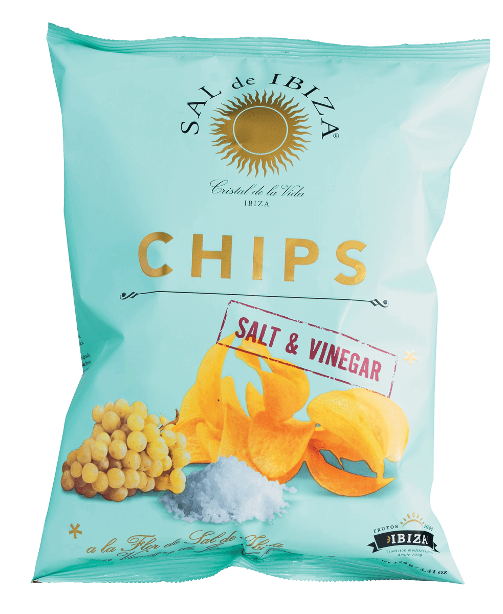 Sal de Ibiza Chips mit Salz und Essig 125g