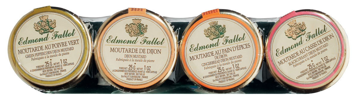 Fallot Dijonsenf Probierset 4x25g