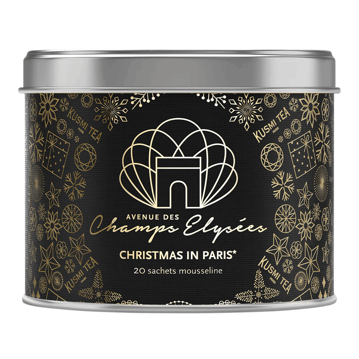 KUSMI Tea Christmas in Paris Dose mit 20 Teebeuteln
