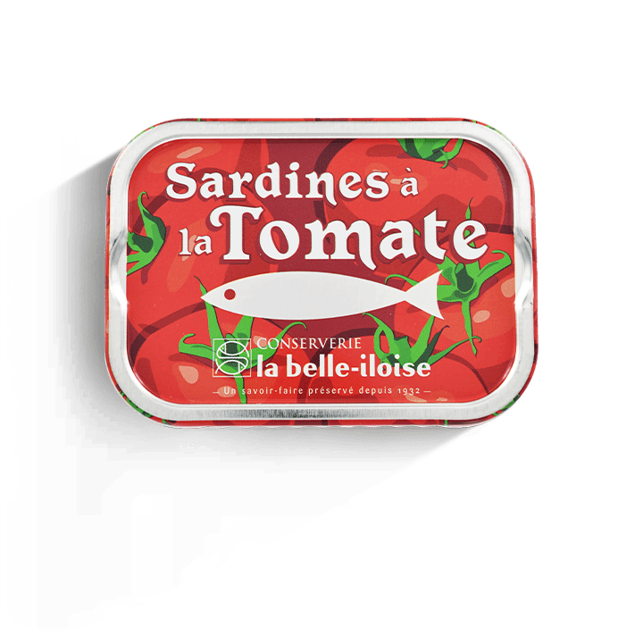 La Belle-Iloise Sardinen in Sonnenblumenöl mit Tomaten 115g