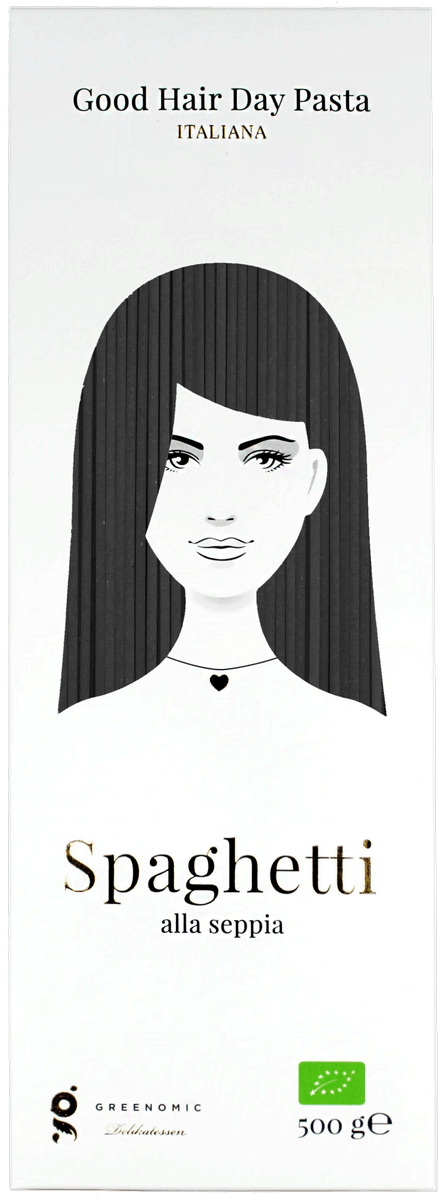 Good Hair Day Spaghetti mit Tintenfischtinte Bio 500g