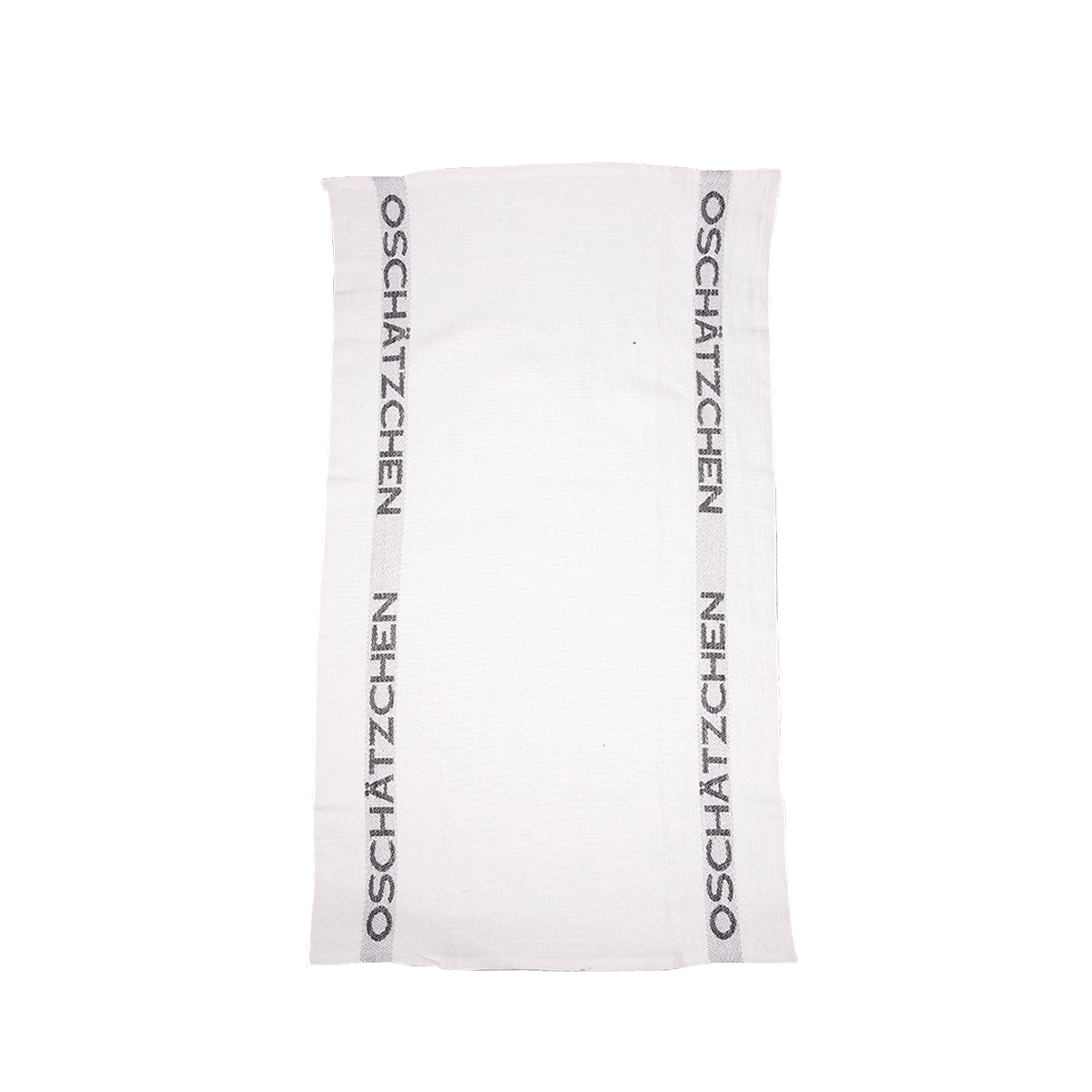 Oschätzchen Geschirrtuch Weiss/Schwarz 100% Leinen 