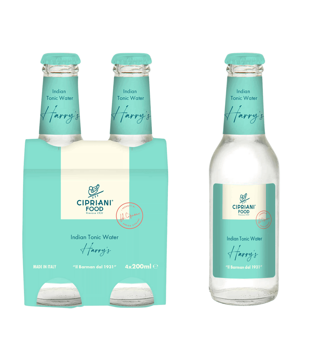 Cipriani Harry's Indian Tonic Wasser 4er Set 600ml