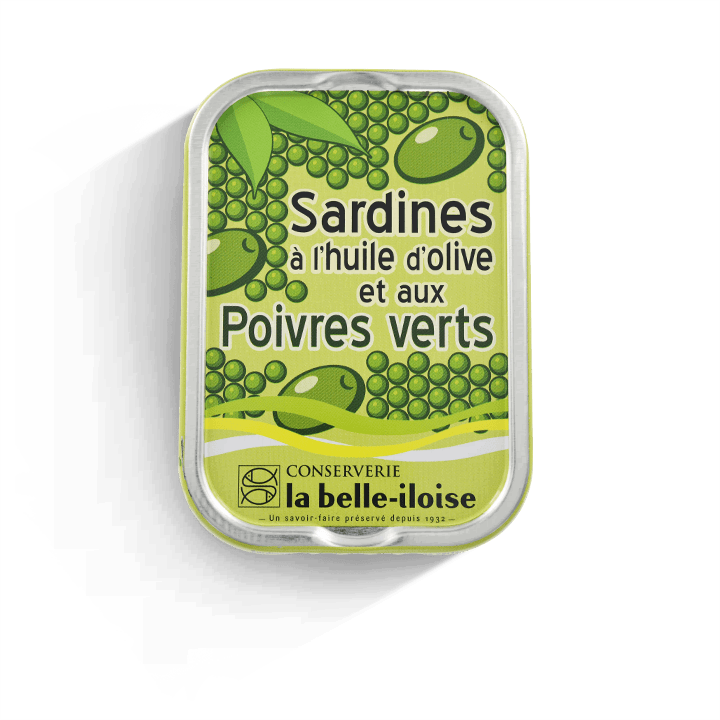La Belle-Iloise Sardinen Grüner Pfeffer 115g