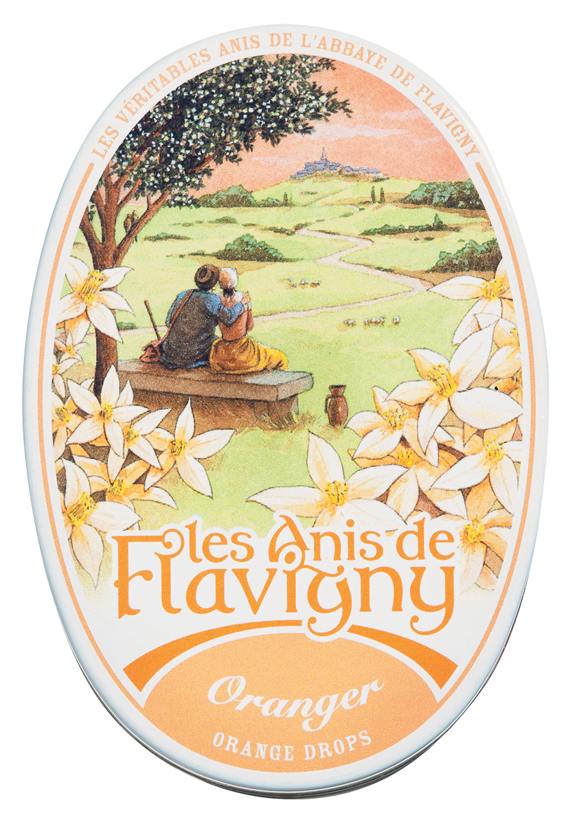 Les Anis de Flavigny Orangenbonbons 50g