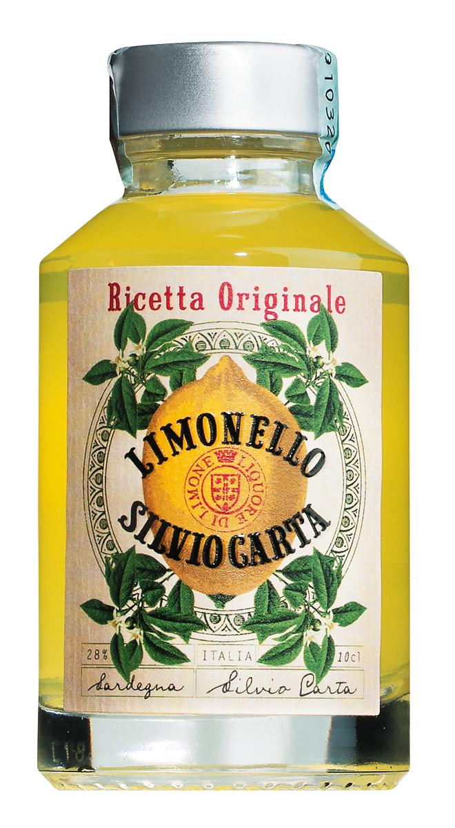 Silivio Carta Limoncello Zitronenlikör Mini 0,1l Silivio Carta Limoncello Zitronenlikör Mini 0,1l