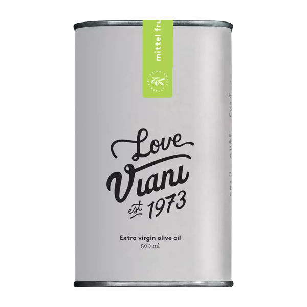 Olio Viani True Love Natives Olivenöl extra Dose grau 500ml 