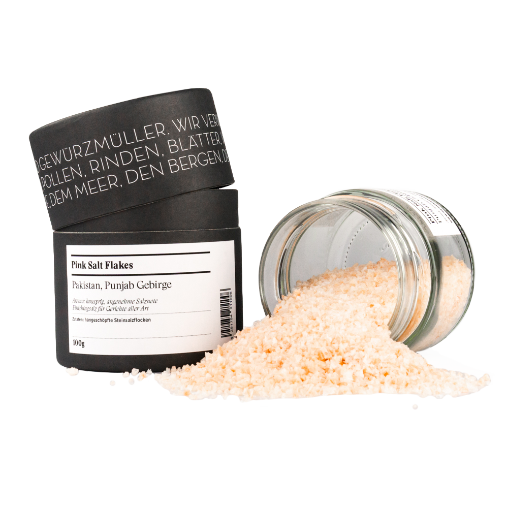 Gewürzmühle Rosenheim Pink Salt Flakes, Pakistan 100g