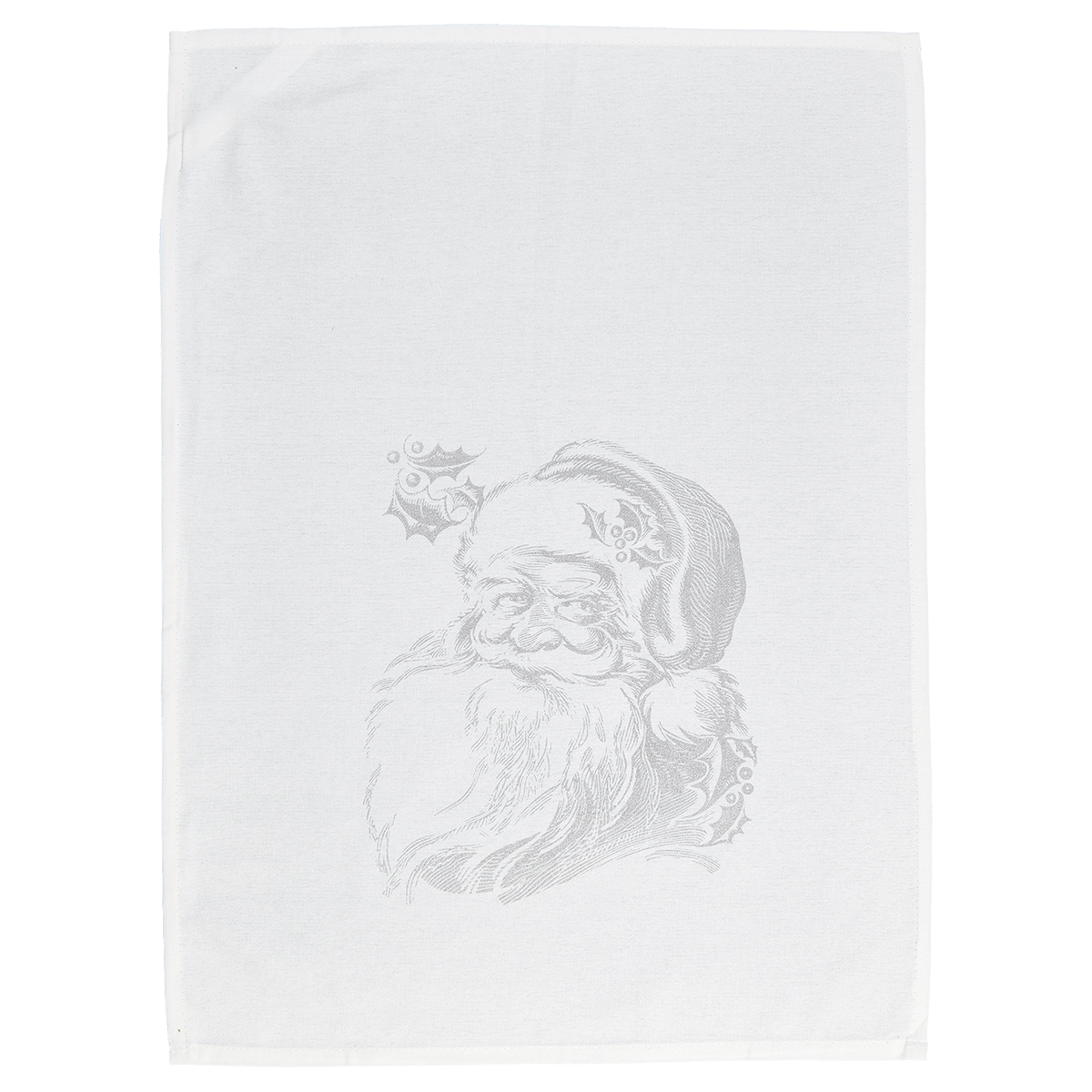 Oschätzchen Geschirrtuch Santa Claus Silber