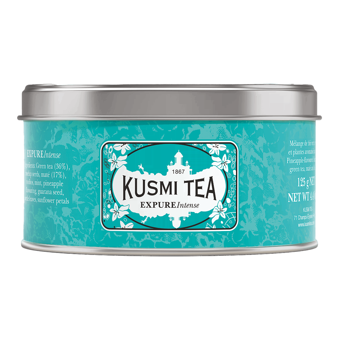 KUSMI Tea Expure Intense Blau Tee Dose 125g