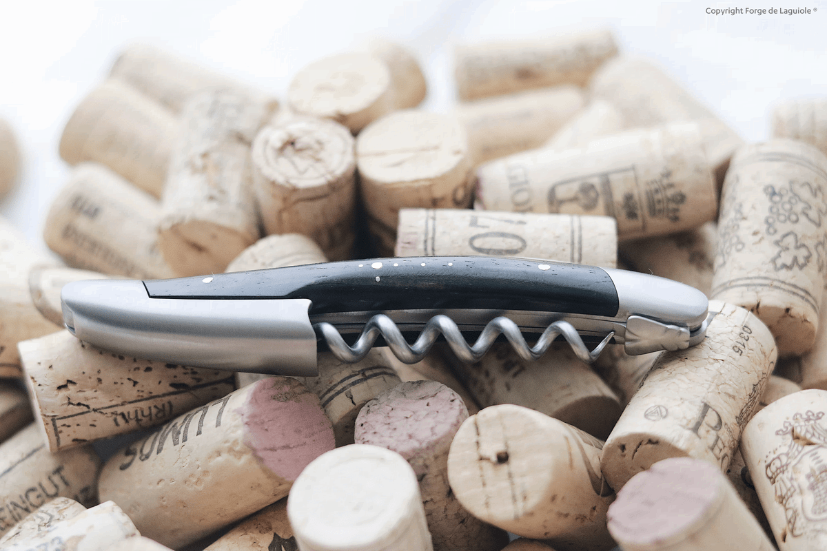 Laguiole Sommelier Kellnermesser Ebenholz Inox