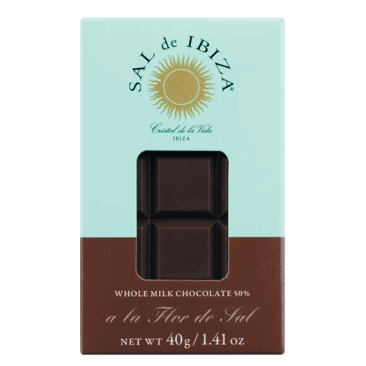 Sal de Ibiza Vollmilchschokolade mit Fleur de Sel 40g