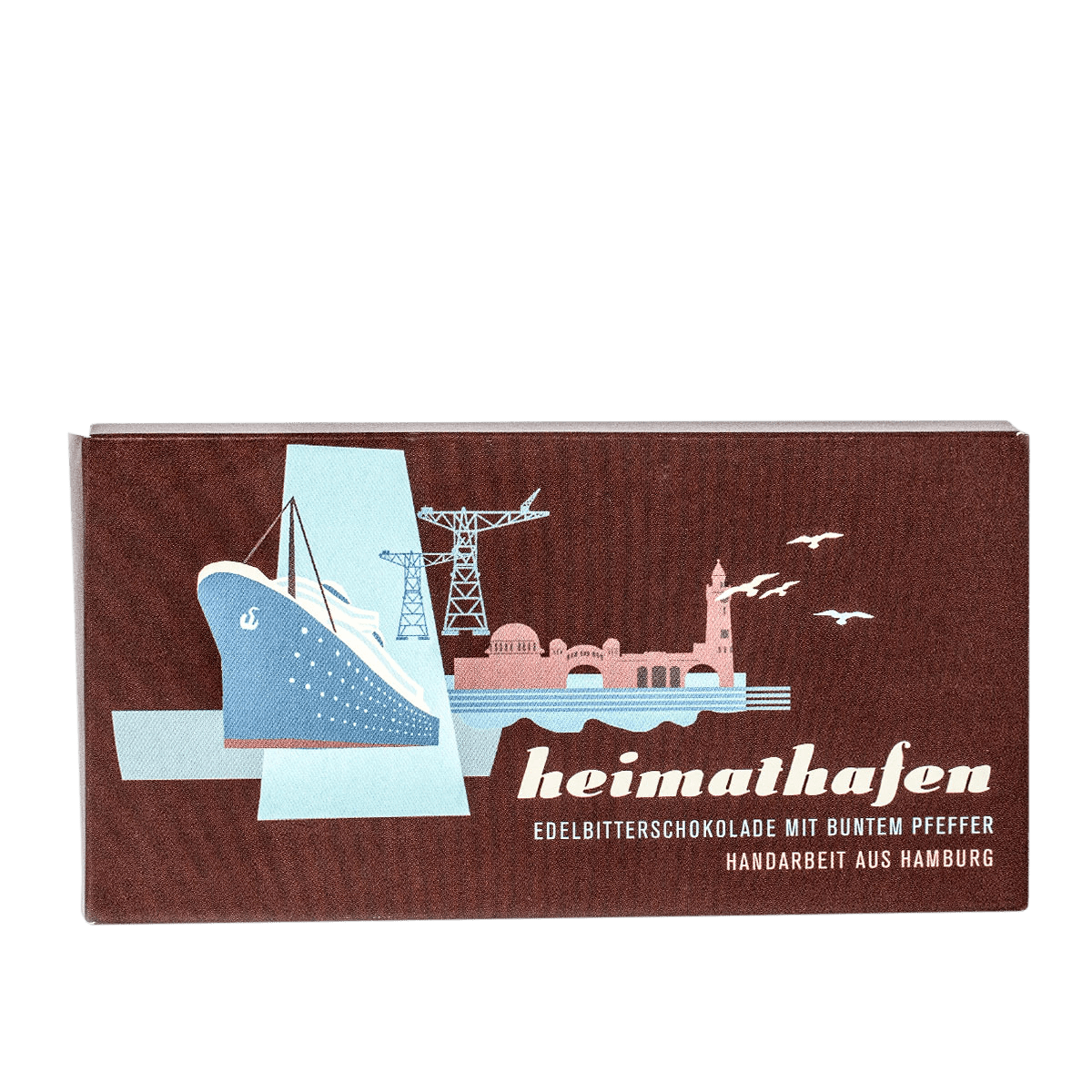 Schokovida Heimathafen Zartbitterschokolade 5 Pfeffersorten 100g
