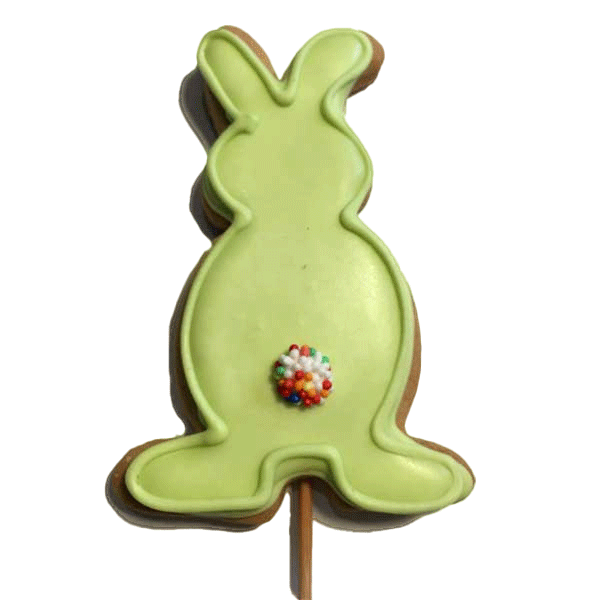 Oschätzchen Keks Hase am Stiel Grün 50g