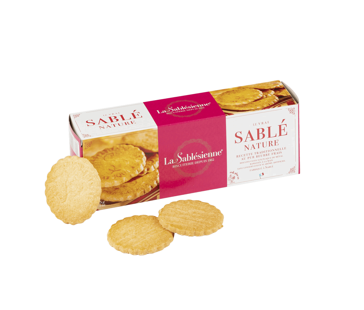 La Sablésienne Sablés nature 125g La Sablésienne Sablés nature 125g
