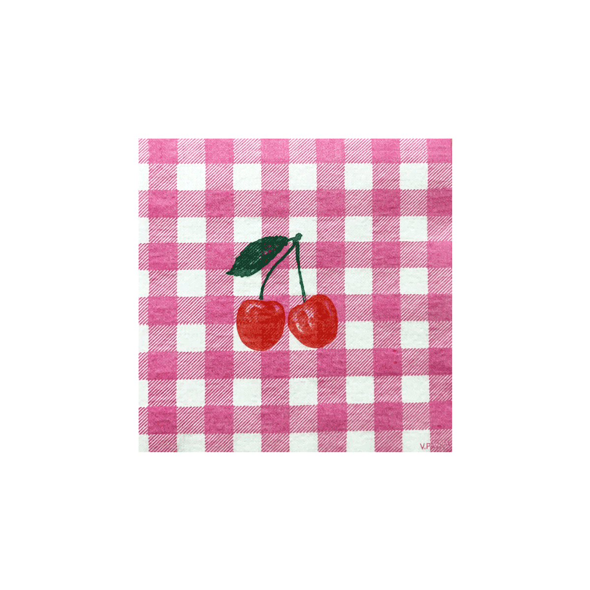 Francoise Paviot Cocktailservietten Kirsche 20 Stück