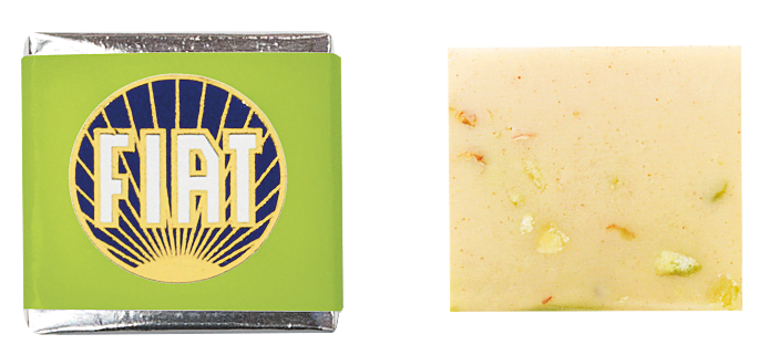 Majani Fiat Cremino Pistazie Display 100 Stück 930g