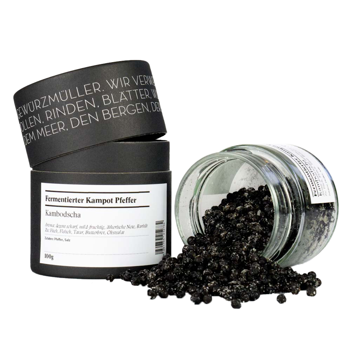 Gewürzmühle Rosenheim Fermentierter Kampot Pfeffer 100g Gewürzmühle Rosenheim Fermentierter Kampot Pfeffer 100g