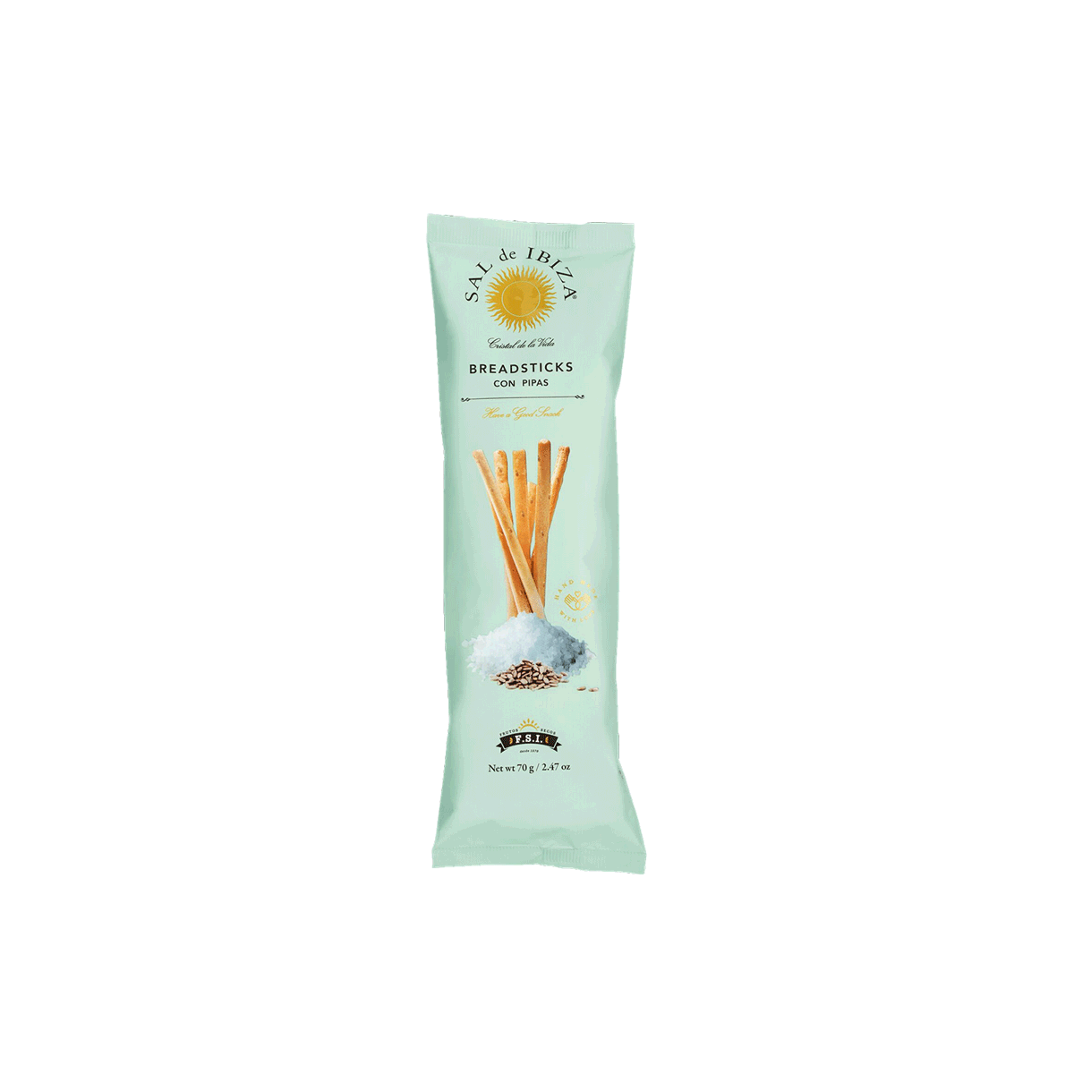 Sal de Ibiza Grissini mit Sonnenblumenkernen 70g