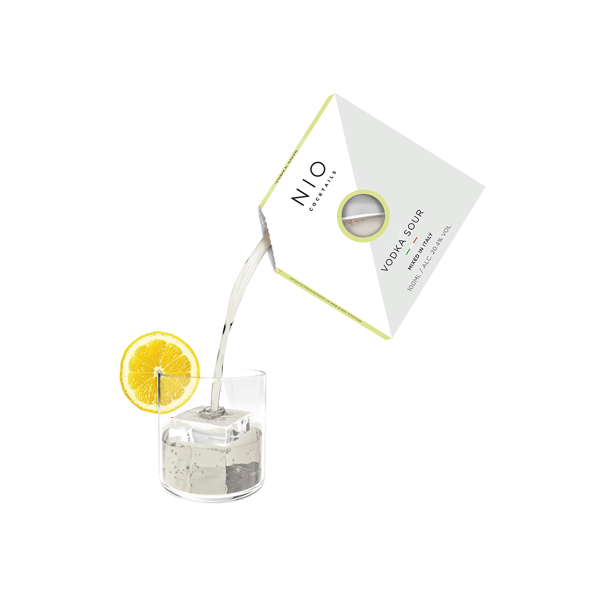 Nio Cocktails Vodka Sour 100ml 20.4% Vol. 