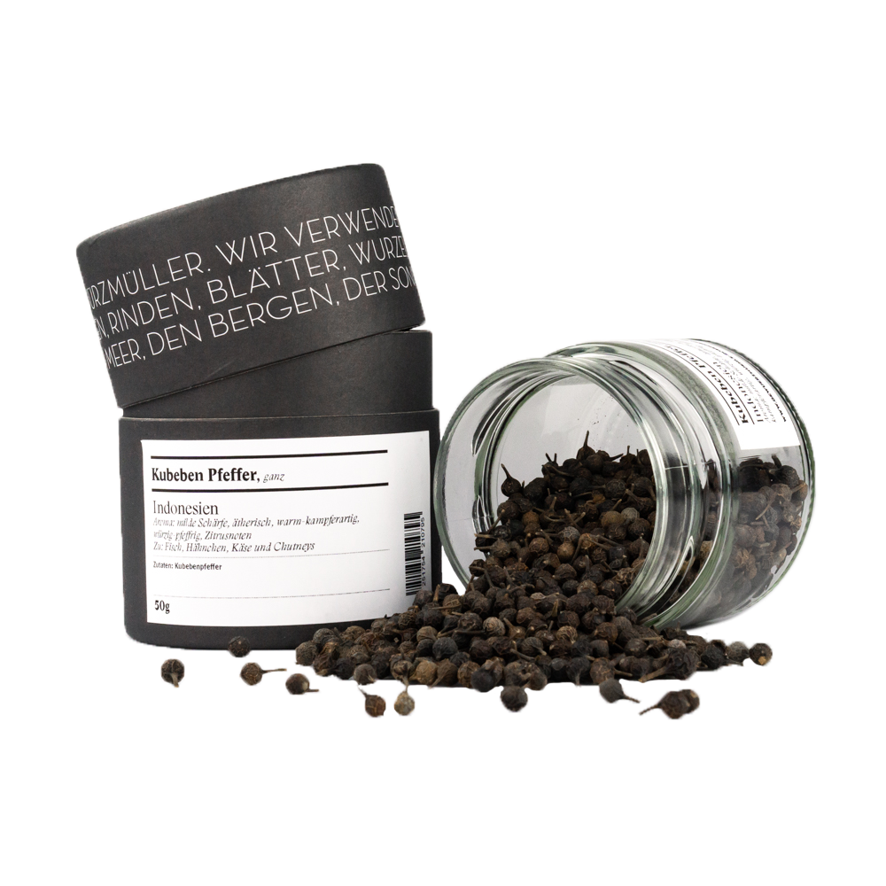 Gewürzmühle Rosenheim Kubeben Pfeffer, Indonesien 50g