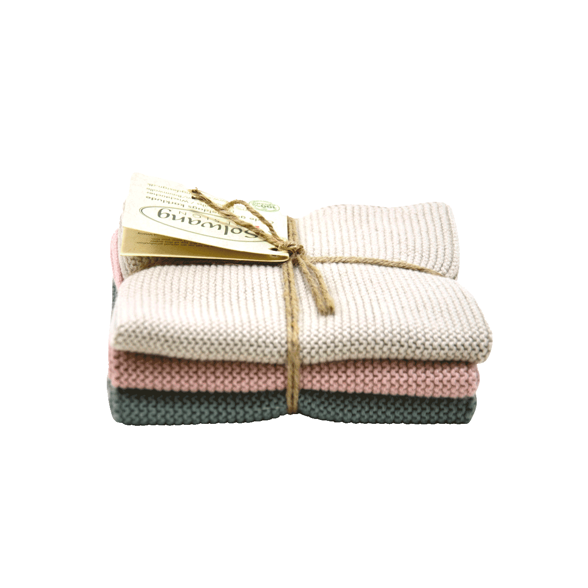 Solwang Wischtuch 3er Set Zartes Pastell Kombi