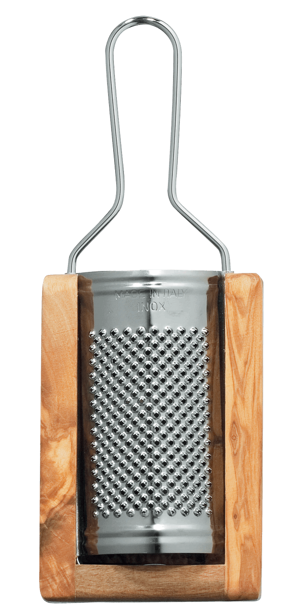 Käsereibe aus Olivenholz klein