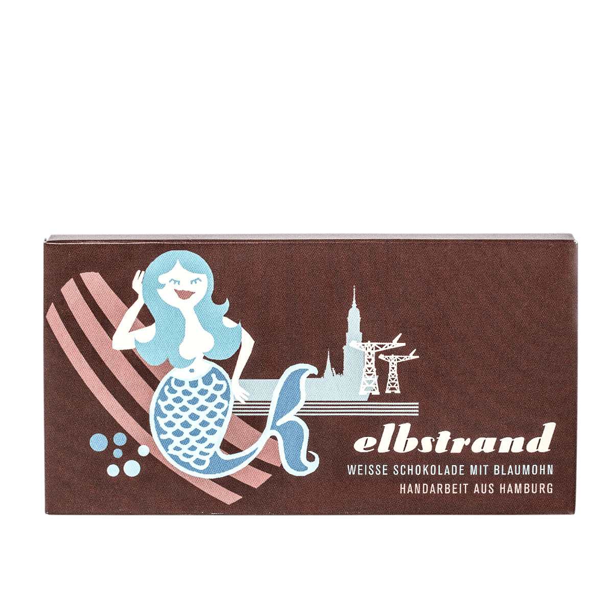 Schokovida Elbstrand Weisse Schokolade mit Blaumohn 100g 