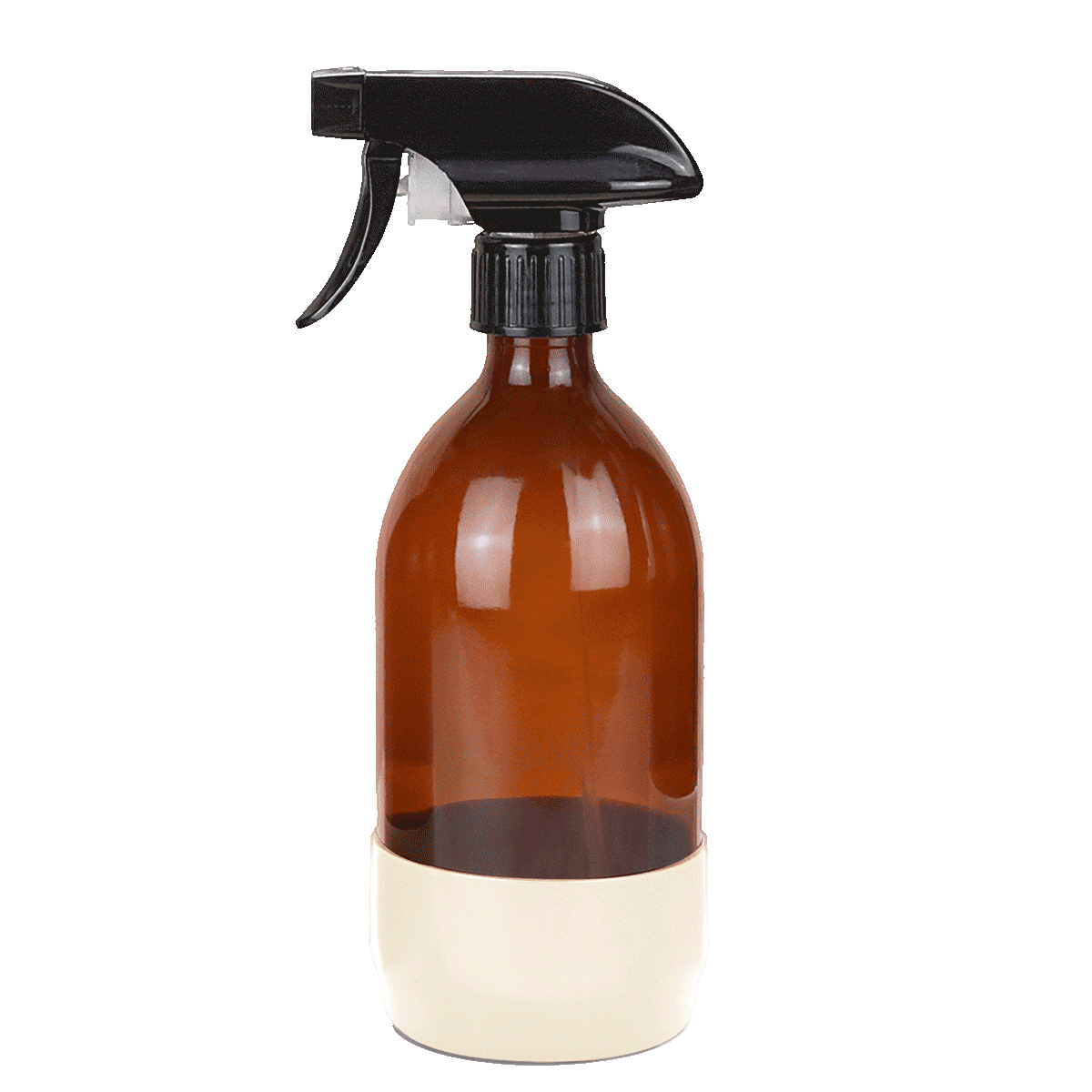 Pension für Produkte Sprühflasche Braunglas weiß 500ml