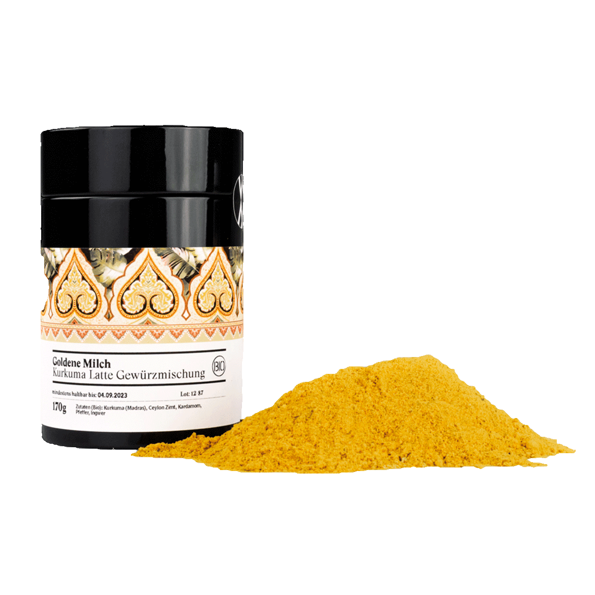 Gewürzmühle Rosenheim Goldene Milch Kurkuma Latte Bio-Gewürzmischung 170g 