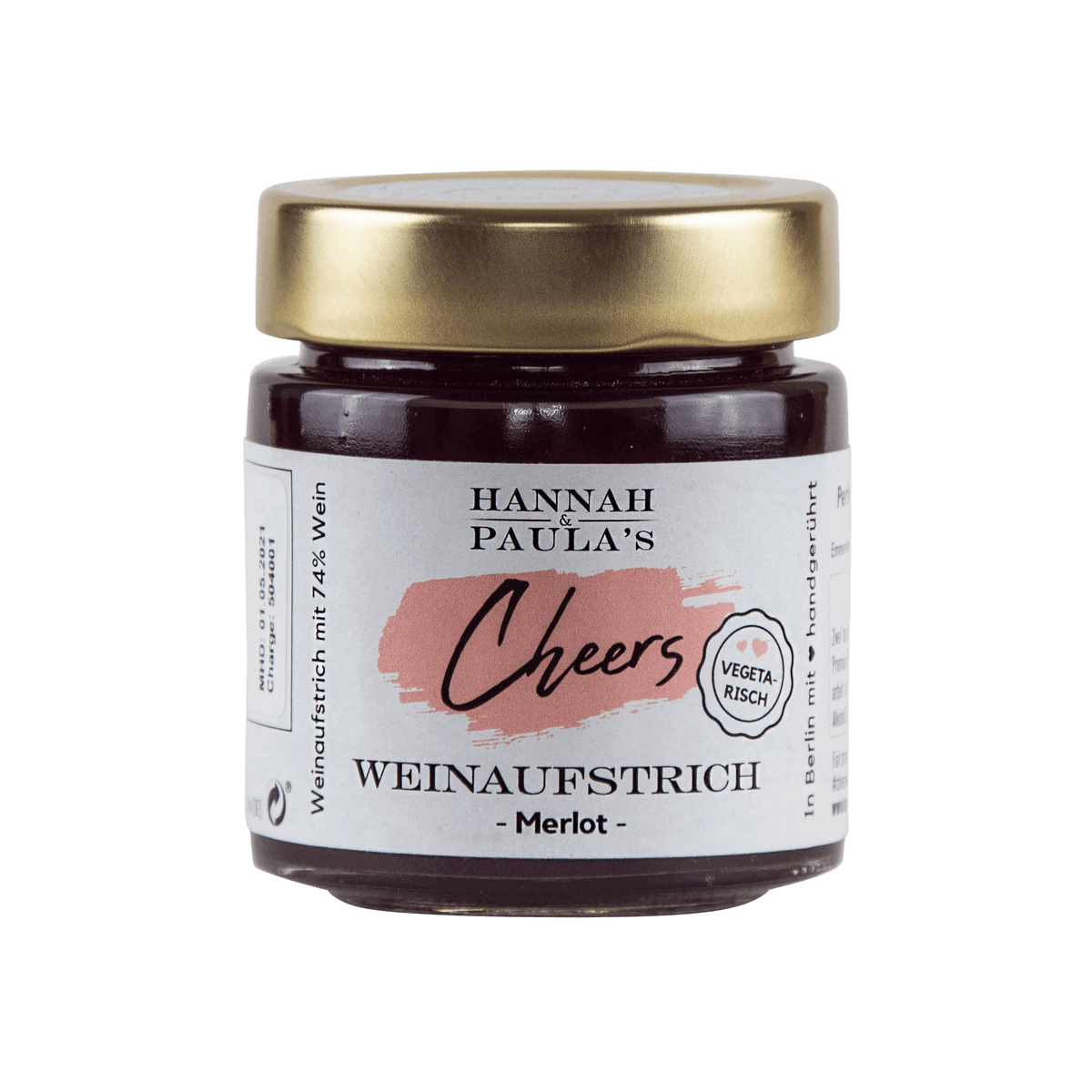 Hannah & Paulas Weinaufstrich Merlot Vegetarisch 150ml