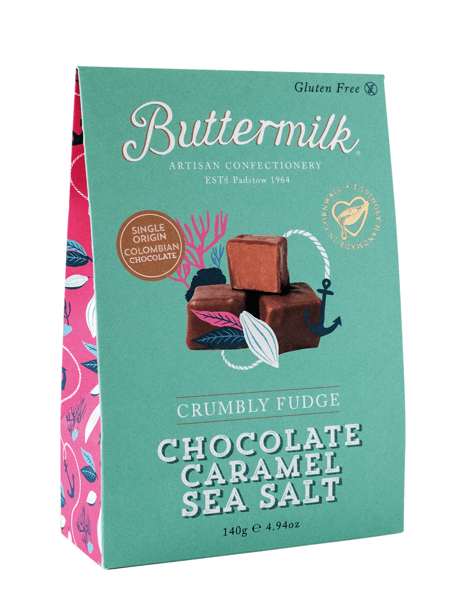 Buttermilk, Fudge Crumbly Chocolate Caramel Sea Salt 140g